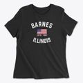 Barnes Illinois Patriot Women's Cotton T-Shirt additional view 1