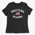 Nobletown Oklahoma Patriot Women's Cotton T-Shirt additional view 1