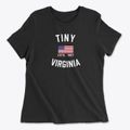 Tiny Virginia Patriot Women's Cotton T-Shirt additional product view 1