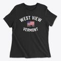 West View Vermont Patriot Women's Cotton T-Shirt additional product view 1