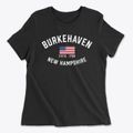 Burkehaven New Hampshire Patriot Women's Cotton T-Shirt additional view 1