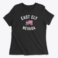 East Ely Nevada Patriot Women's Cotton T-Shirt additional product view 1