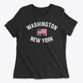Washington New York Patriot Women's Cotton T-Shirt additional view 1