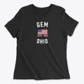 Gem Ohio Patriot Women's Cotton T-Shirt additional view 1
