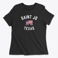 St. Jo Texas Patriot Women's Cotton T-Shirt additional product view 1