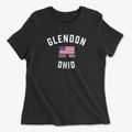 Glendon Ohio Patriot Women's Cotton T-Shirt additional view 1