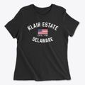 Klair Estate Delaware Patriot Women's Cotton T-Shirt additional view 1