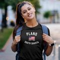 Plano South Dakota Patriot Women's Cotton T-Shirt additional view 2
