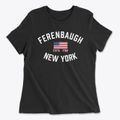 Ferenbaugh New York Patriot Women's Cotton T-Shirt additional view 1