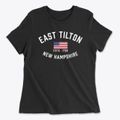 East Tilton New Hampshire Patriot Women's Cotton T-Shirt additional view 1