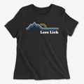 Lees Lick Kentucky Mountain View Women's Cotton T-Shirt additional view 1