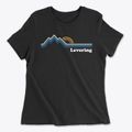 Levering Washington Mountain View Women's Cotton T-Shirt additional view 1