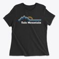 Talc Mountain North Carolina Mountain View Women's Cotton T-Shirt additional view 1