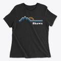 Shaws North Carolina Mountain View Women's Cotton T-Shirt additional view 1
