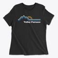 Valley Furnace West Virginia Mountain View Women's Cotton T-Shirt additional view 1