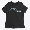 Capps Arkansas Mountain View Women's Cotton T-Shirt additional product view 1