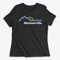 Mintonsville North Carolina Mountain View Women's Cotton T-Shirt additional view 1