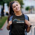 Knobsville Pennsylvania Mountain View Women's Cotton T-Shirt additional product view 2