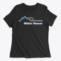 Miller Manor Pennsylvania Mountain View Women's Cotton T-Shirt additional view 1