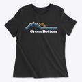 Green Bottom West Virginia Mountain View Women's Cotton T-Shirt additional view 1