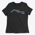 Ivy North Carolina Mountain View Women's Cotton T-Shirt additional view 1
