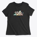 Virginia Retro Art Women's Cotton T-Shirt additional product view 1