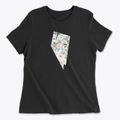 Nevada Spring Dream Women's Cotton T-Shirt additional product view 1