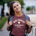 California Wine Country Established Women's Cotton T-Shirt additional view 2