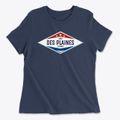 Des Plaines Illinois Diamond Star Women's Cotton T-Shirt additional product view 1