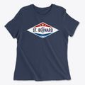 St. Bernard Ohio Diamond Star Women's Cotton T-Shirt additional view 1