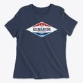 Gilmanton New Hampshire Diamond Star Women's Cotton T-Shirt additional view 1