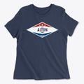 Alton Iowa Diamond Star Women's Cotton T-Shirt additional view 1