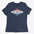 West Pensacola Florida Diamond Star Women's Cotton T-Shirt additional view 1