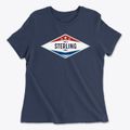 Sterling Utah Diamond Star Women's Cotton T-Shirt additional product view 1