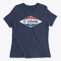 St. Stephens North Carolina Diamond Star Women's Cotton T-Shirt additional view 1
