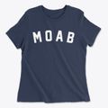 Moab Utah Classic Curve Women's Cotton T-Shirt additional view 1