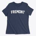 Fremont Michigan Classic Curve Women's Cotton T-Shirt additional view 1