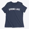 Spring Lake New Jersey Classic Curve Women's Cotton T-Shirt additional view 1