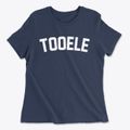 Tooele Utah Classic Curve Women's Cotton T-Shirt additional view 1