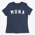 Mona Utah Classic Curve Women's Cotton T-Shirt additional product view 1