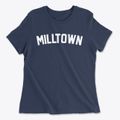 Milltown Wisconsin Classic Curve Women's Cotton T-Shirt additional view 1