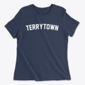 Terrytown Nebraska Classic Curve Women's Cotton T-Shirt additional view 1