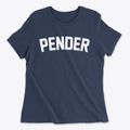 Pender Nebraska Classic Curve Women's Cotton T-Shirt additional product view 1