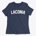 Laconia New Hampshire Classic Curve Women's Cotton T-Shirt additional view 1