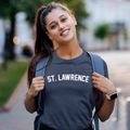 St. Lawrence South Dakota Classic Curve Women's Cotton T-Shirt additional view 2