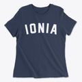 Ionia Michigan Classic Curve Women's Cotton T-Shirt additional view 1