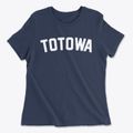 Totowa New Jersey Classic Curve Women's Cotton T-Shirt additional view 1