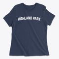 Highland Park Texas Classic Curve Women's Cotton T-Shirt additional view 1
