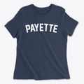 Payette Idaho Classic Curve Women's Cotton T-Shirt additional view 1