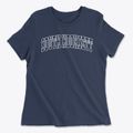 South Hooksett New Hampshire Trendy Block Women's Cotton T-Shirt additional view 1